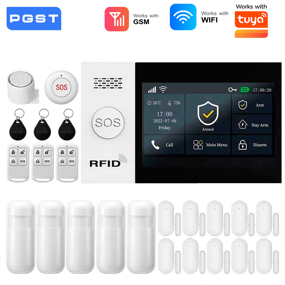 Smart Home Wiser - 2.4G WIFI Akıllı GSM Alarm Sistemi,