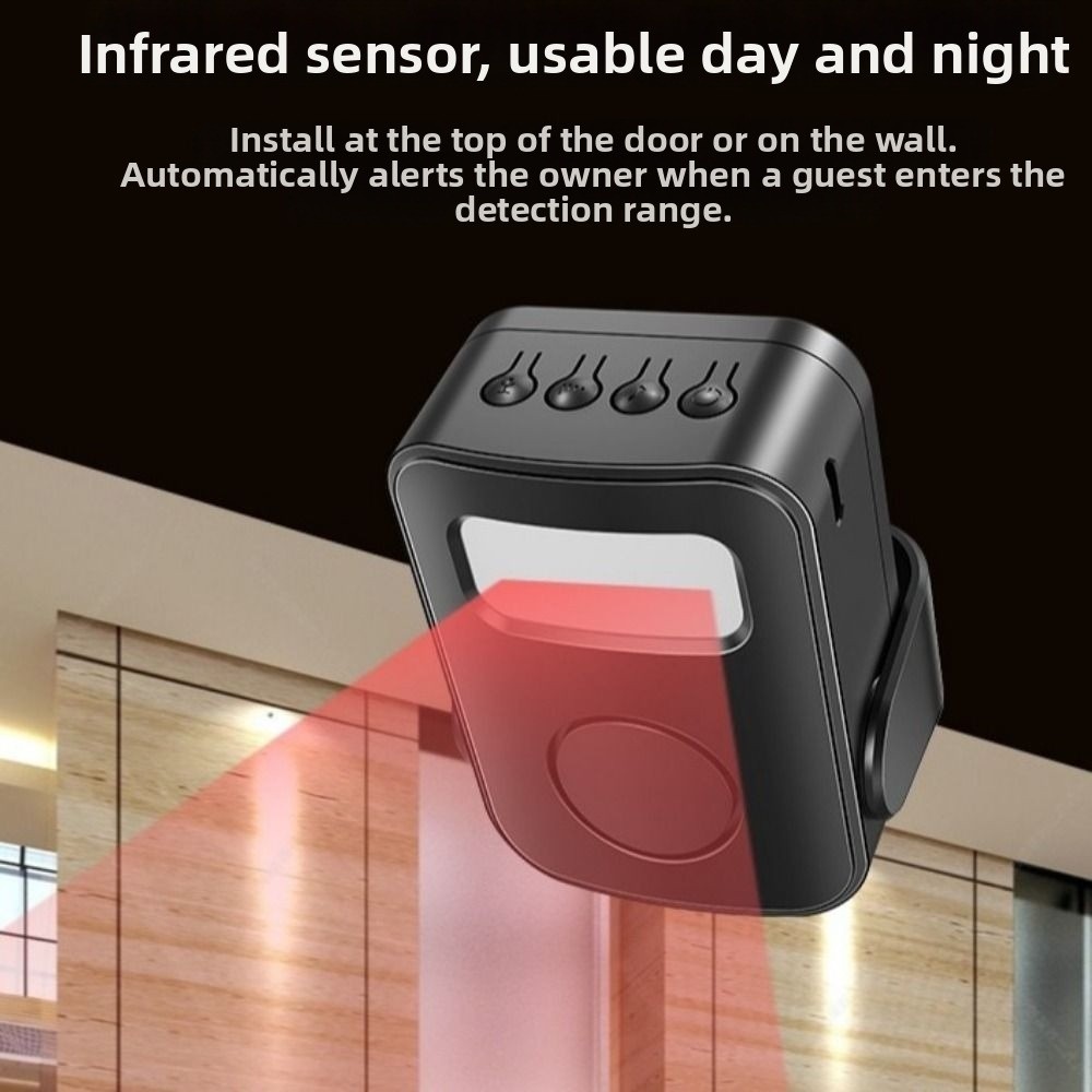 Wireless Door Sensor - Kızılötesi Sensörlü Akıllı Kapı Zili, PIR