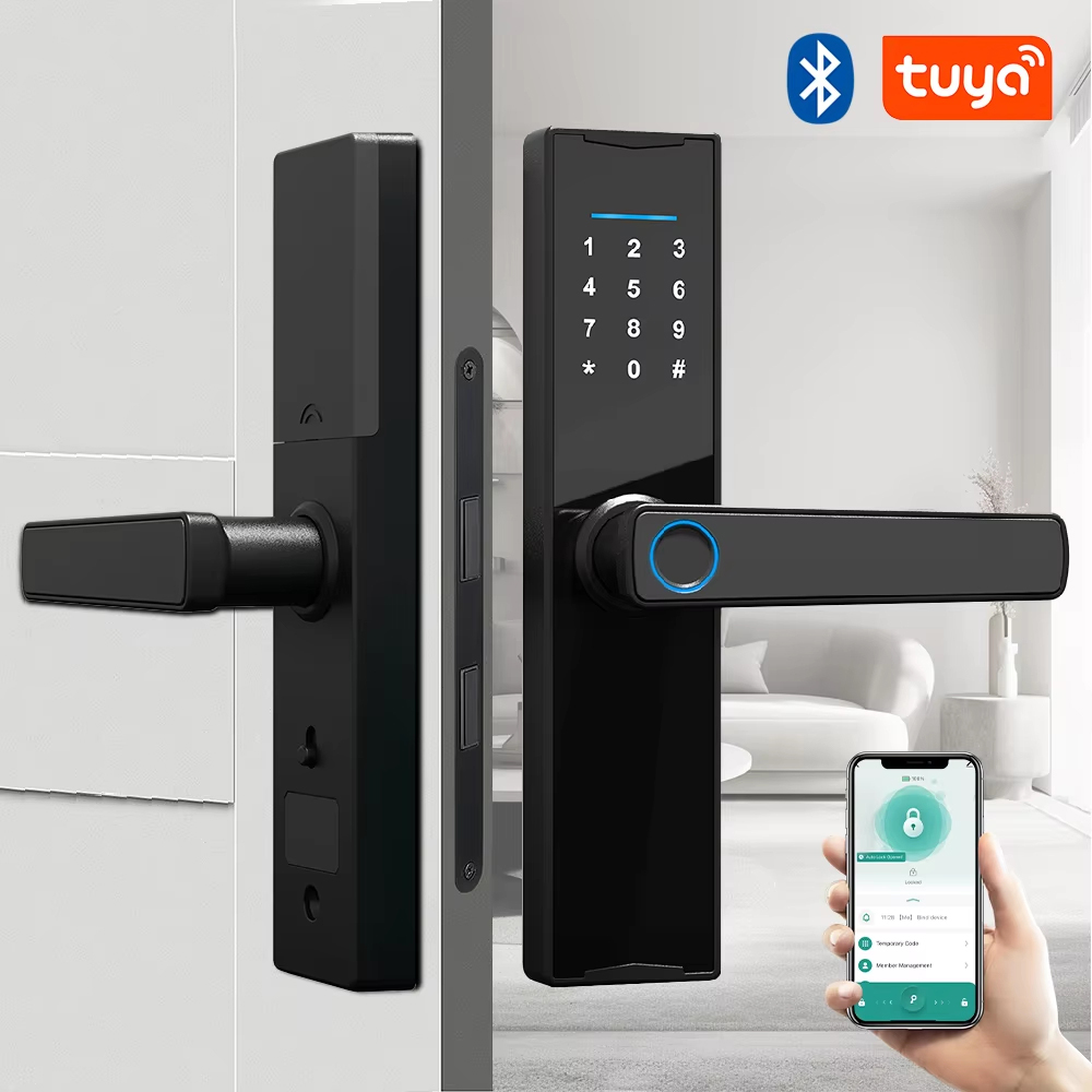 Smart Home Door Lock - Bluetooth uyumlu Tuya APP Akıllı Kapı