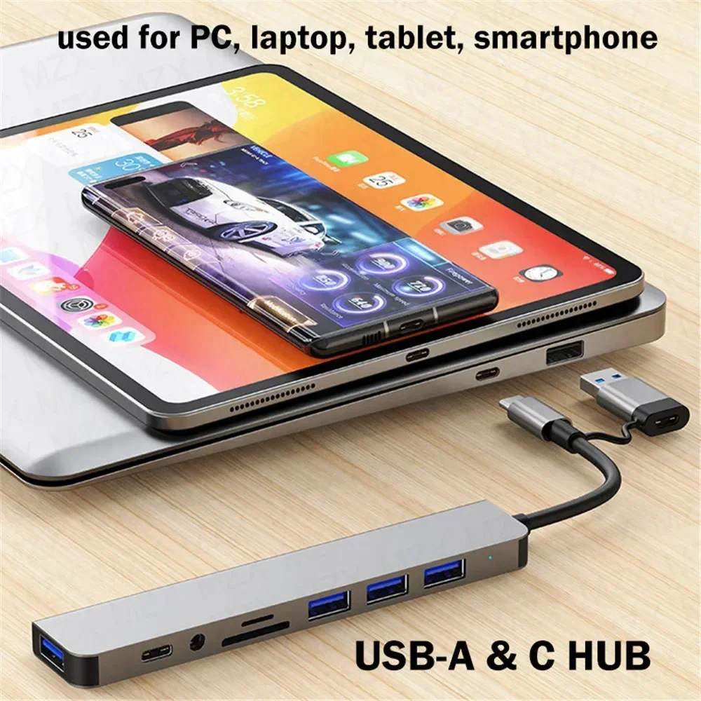 Smart Home Hub 2 - 8-in-2 USB C Hub Çoklu Bağlantı