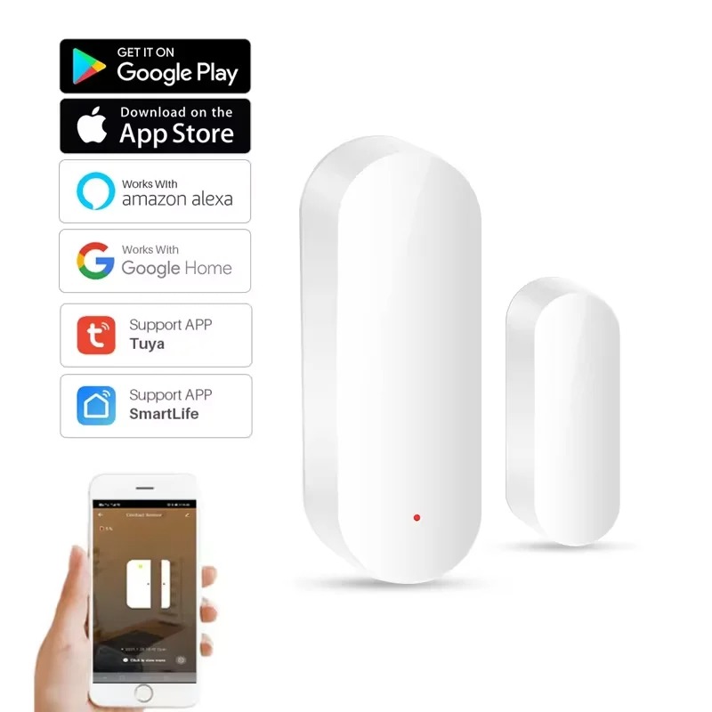 Wireless Door Sensor - Tuya Akıllı WiFi Kapı Sensörü Akıllı