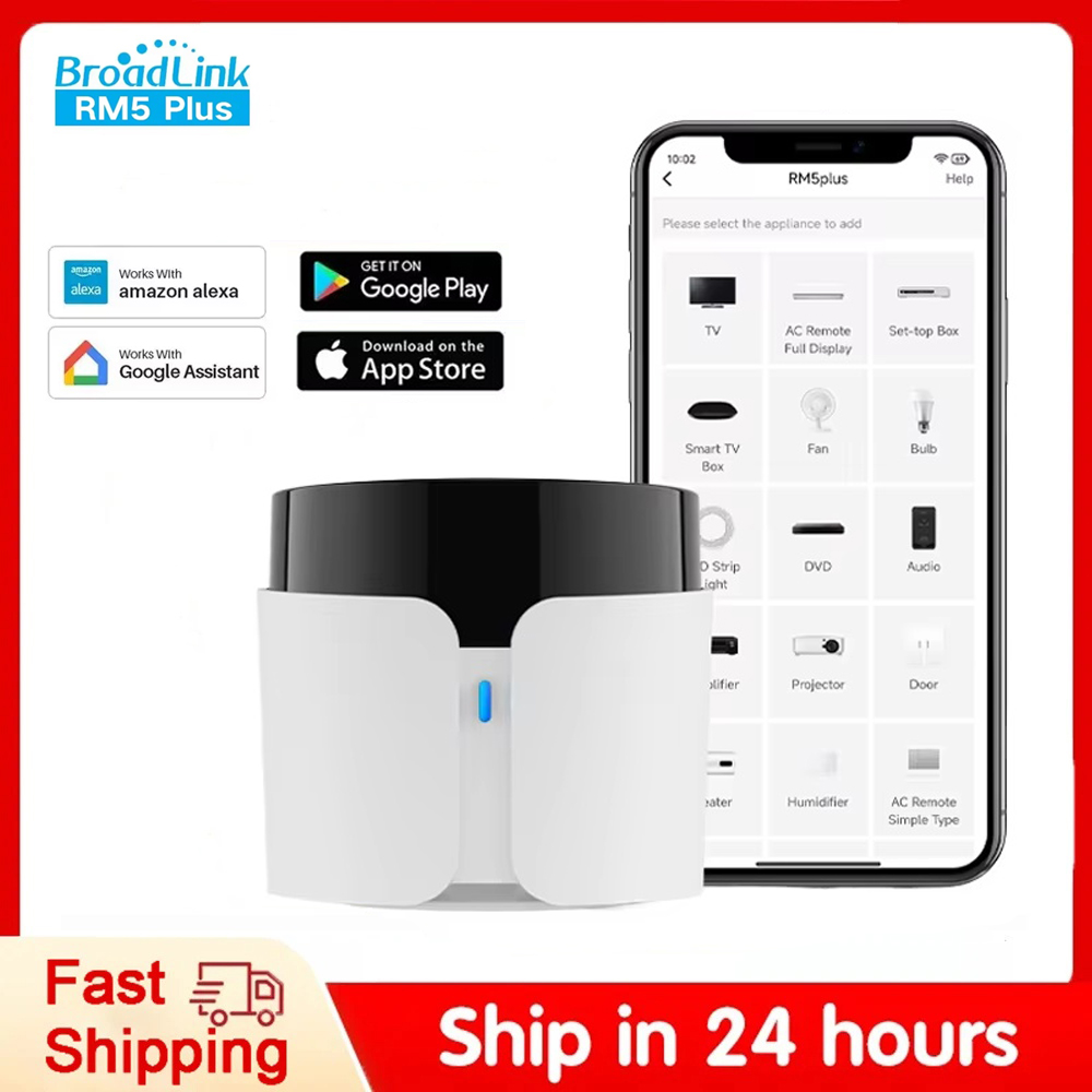 Smart Home Plus - Broadlink RM5 Plus Evrensel Kızılötesi Uzaktan