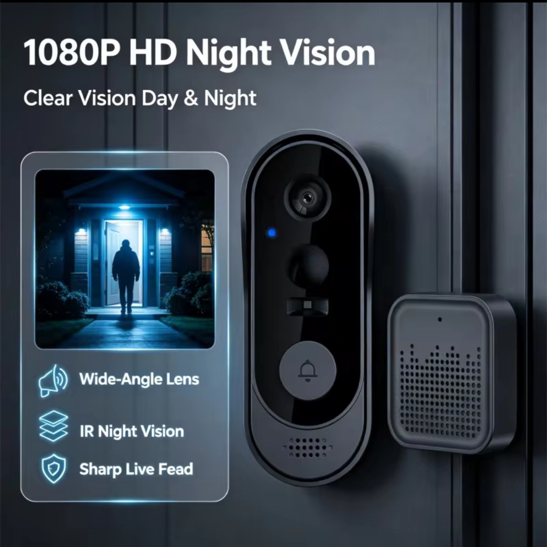 Smart Home Video - Tuya WiFi Akıllı Video Kapı Zili,