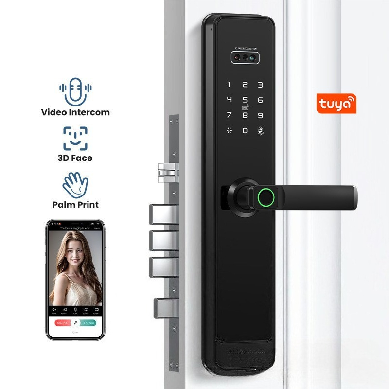 Smart Home Door Lock - EGFirtor Yarı Otomatik Tuya Parmak İzi