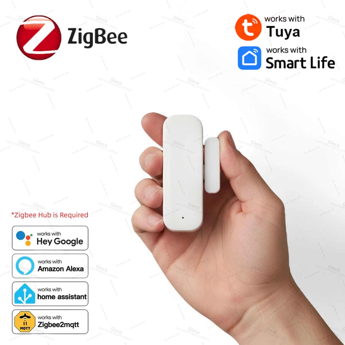 Wireless Door Sensor - Tuya Zigbee Kapı Pencere Sensörü Alarm