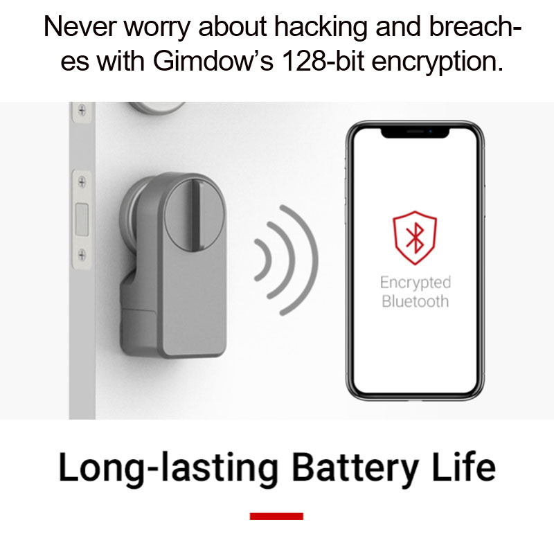 GIMDOW Bluetooth uyumlu ağ geç - Smart Home Door Lock incelemesi ve fiyatı
