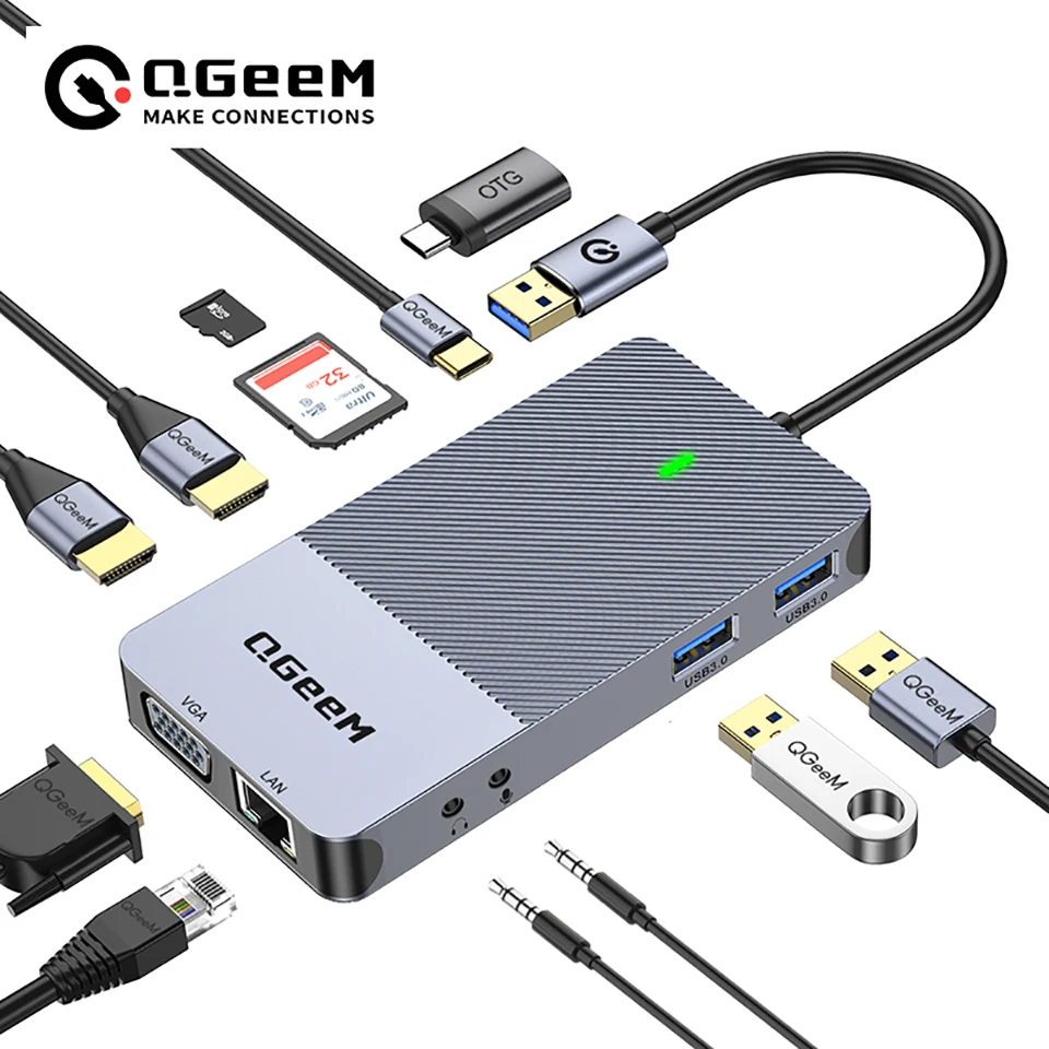 QGeeM USB 3.0 Bağlantı İstasyo - Smart Home Hub 2 incelemesi ve fiyatı