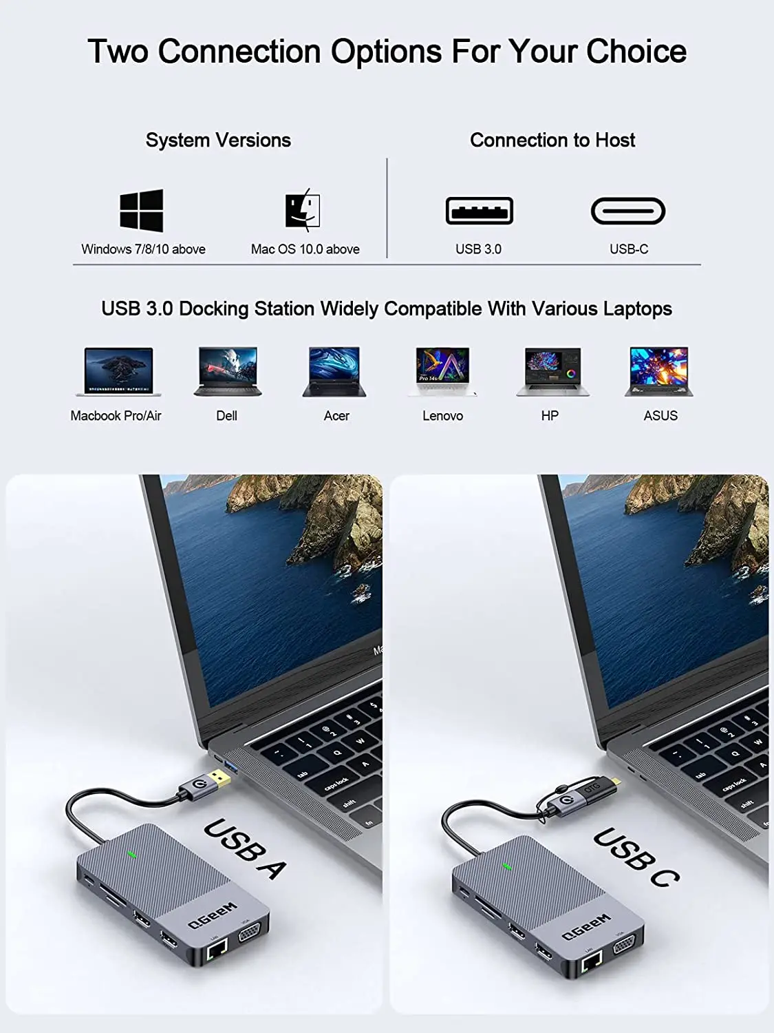 QGeeM USB 3.0 Bağlantı İstasyo - Smart Home Hub 2 incelemesi ve fiyatı