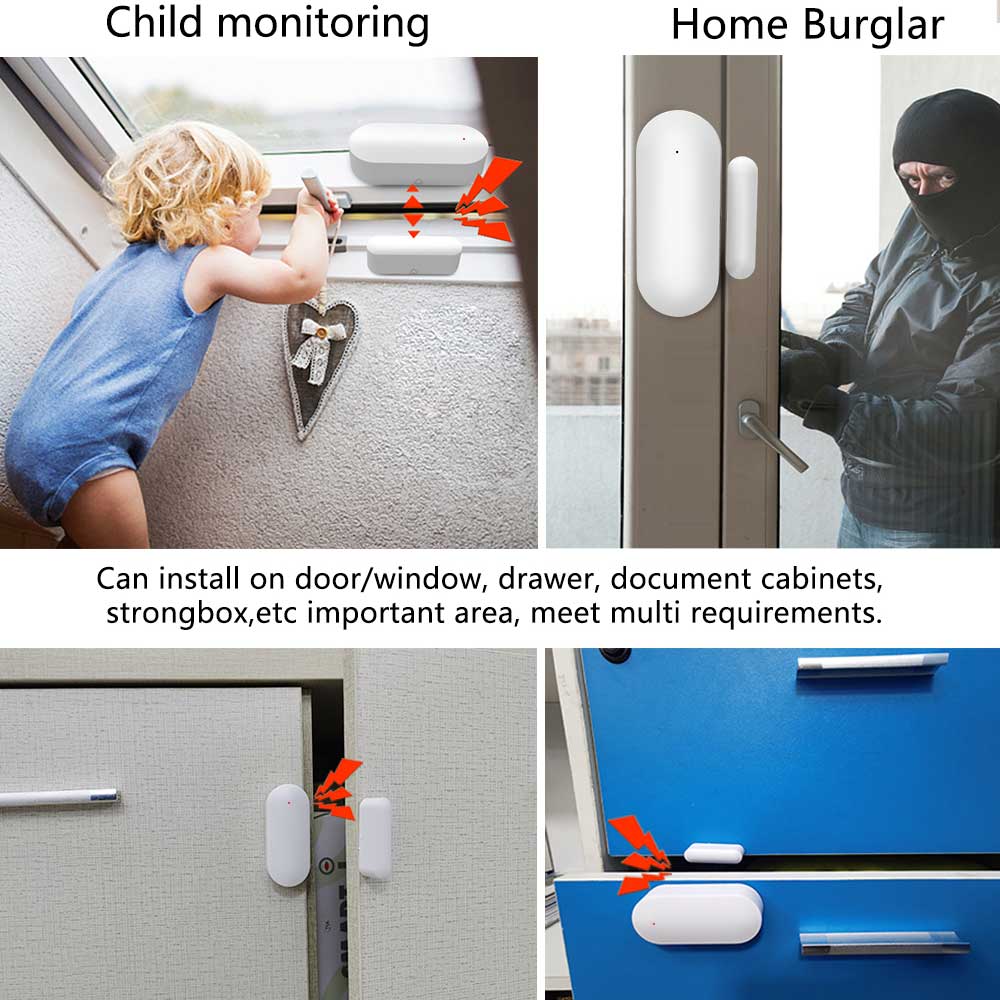 10 adet 433MHz kablosuz kapı s - Wireless Door Sensor incelemesi ve fiyatı