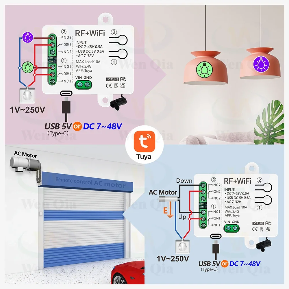 2CH Akıllı Işık Anahtarı Tuya, - Universal Remote Smart Home incelemesi ve fiyatı