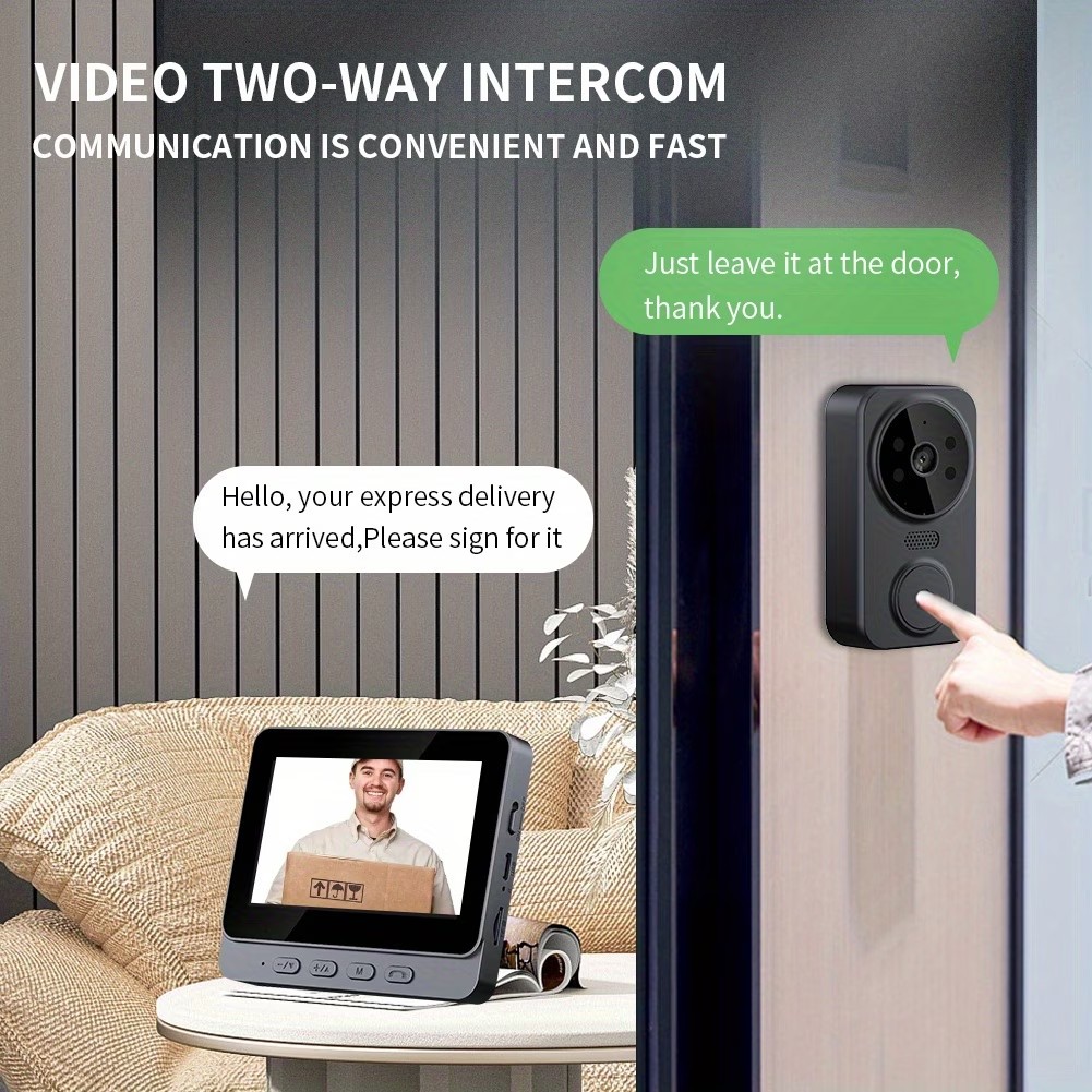 4,3 inç IPS Ekranlı, 2,4G Kabl - Smart Home Video incelemesi ve fiyatı