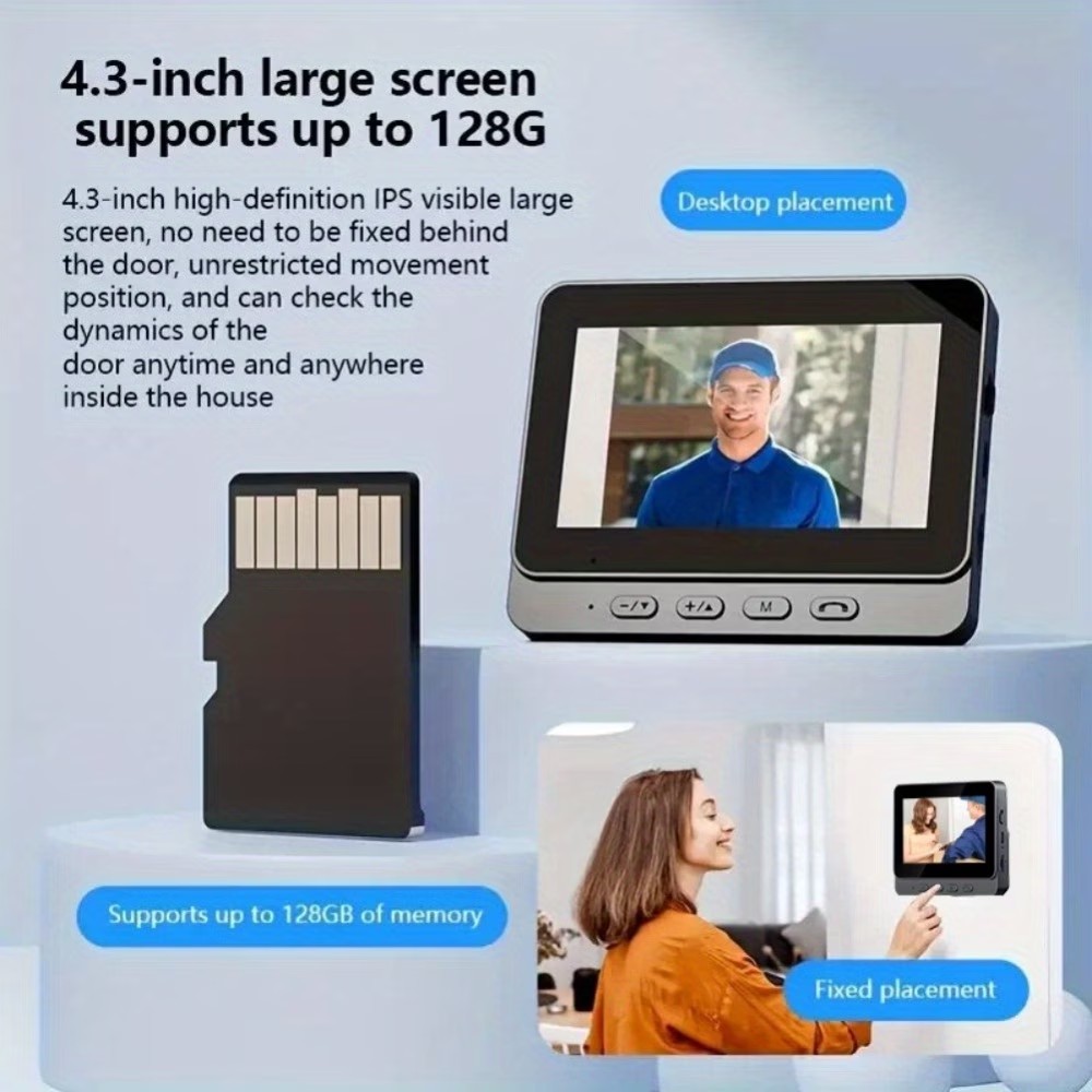 4,3 inç IPS Ekranlı, 2,4G Kabl - Smart Home Video incelemesi ve fiyatı