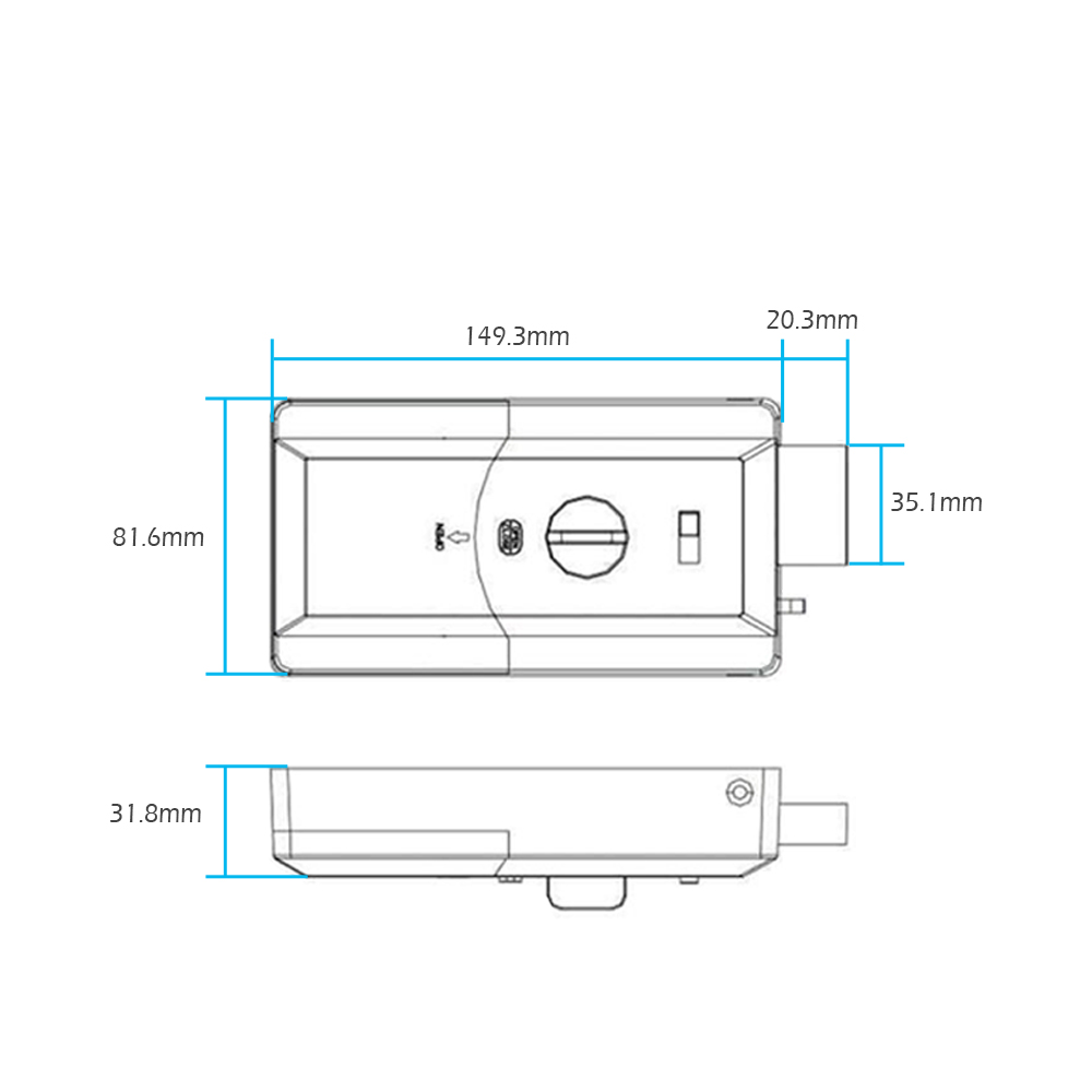Su geçirmez akıllı kapı jant k - Smart Home Door Lock incelemesi ve fiyatı