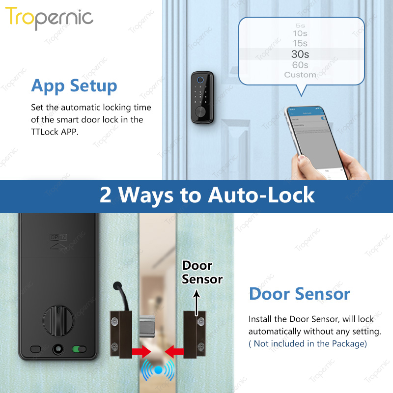 Tuya Zigbee kapı sürgü kilitle - Smart Home Door Lock incelemesi ve fiyatı