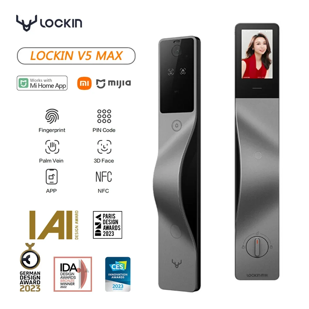 Lockin V5 Max 3D Yüz Tanıma Ak - Smart Home Door Lock incelemesi ve fiyatı